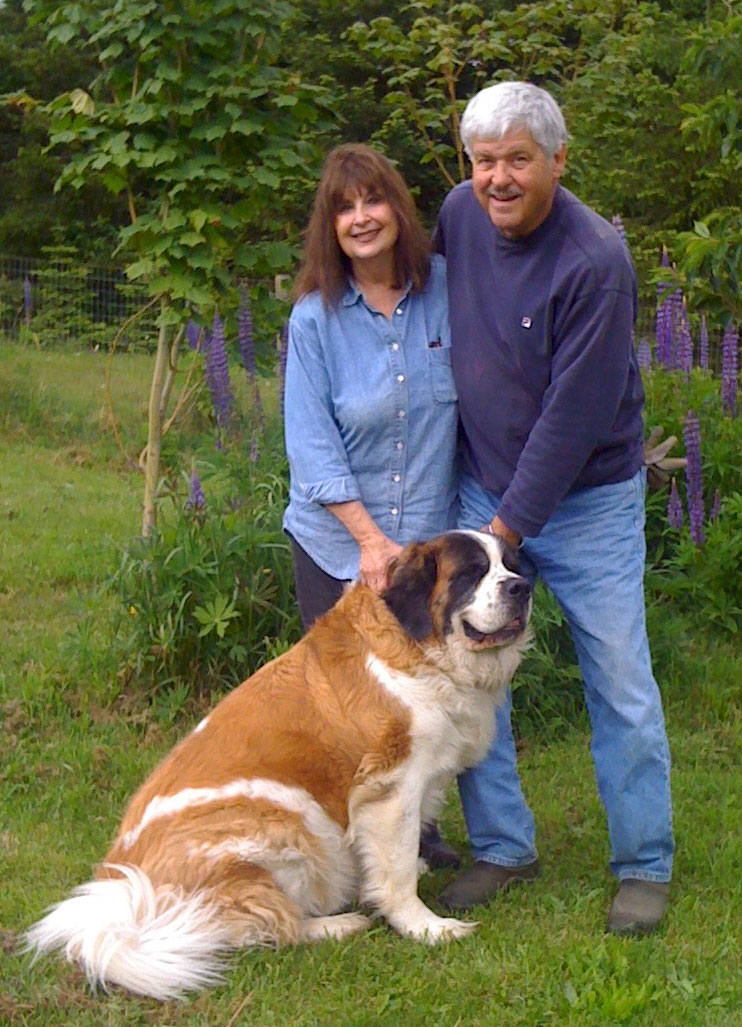 Caryl and Ralph with Buster